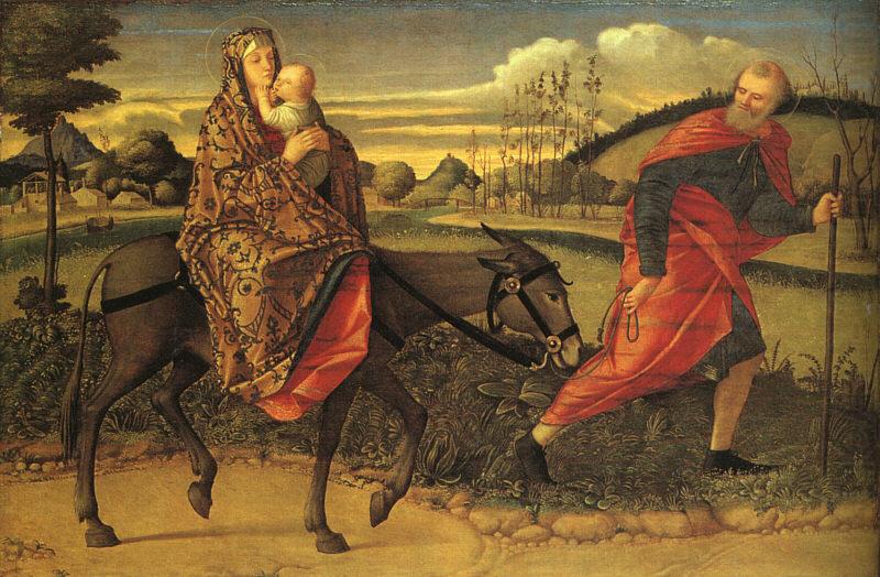 CARPACCIO, Vittore The Flight into Egypt china oil painting image